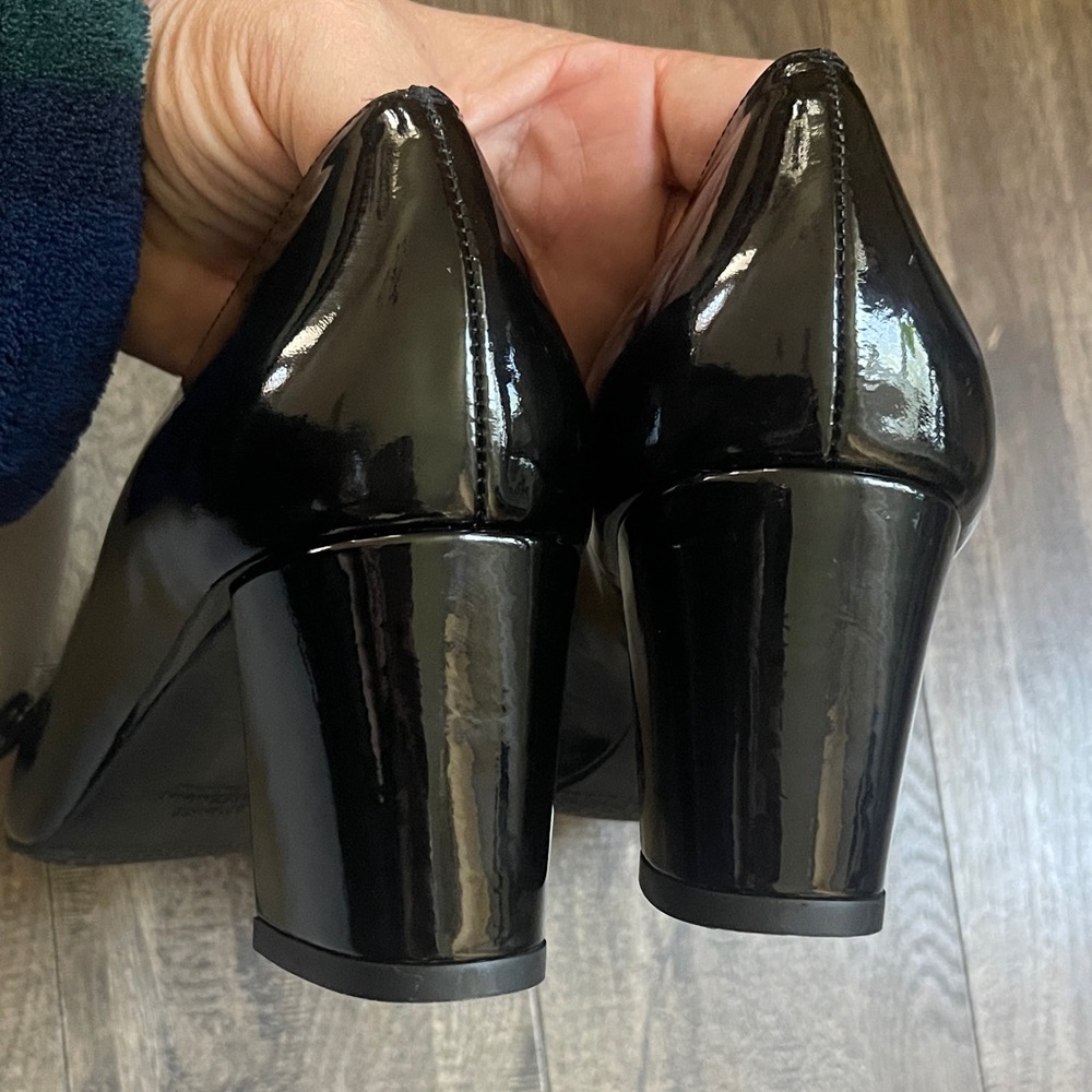 Stuart Weitzman Patent Leather Mary Jane Pump Black - Picture 2 of 8